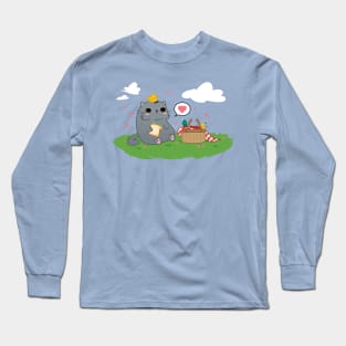 Kawaii Picnic Long Sleeve T-Shirt